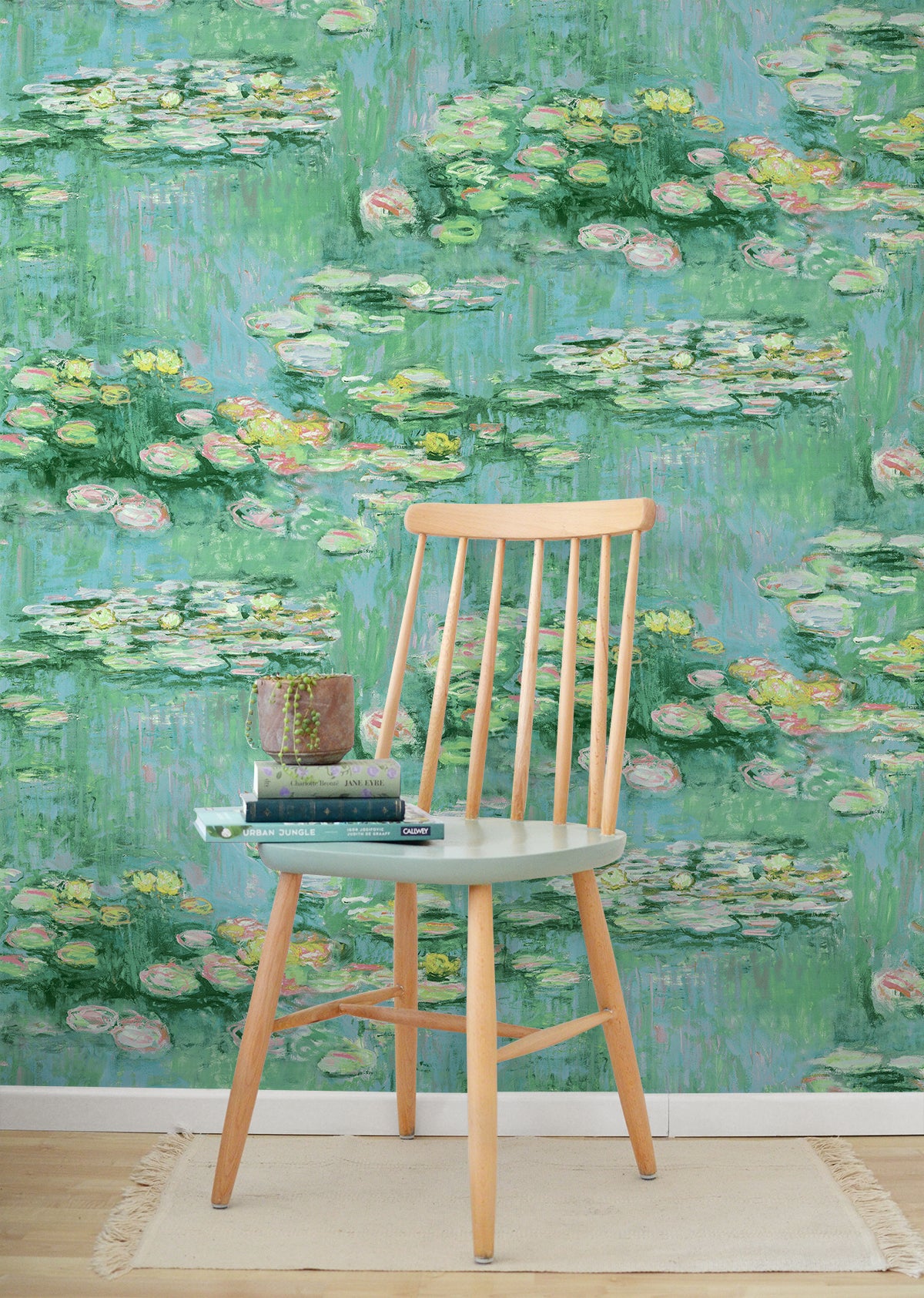 Lily Pond Vinyl Wallpaper