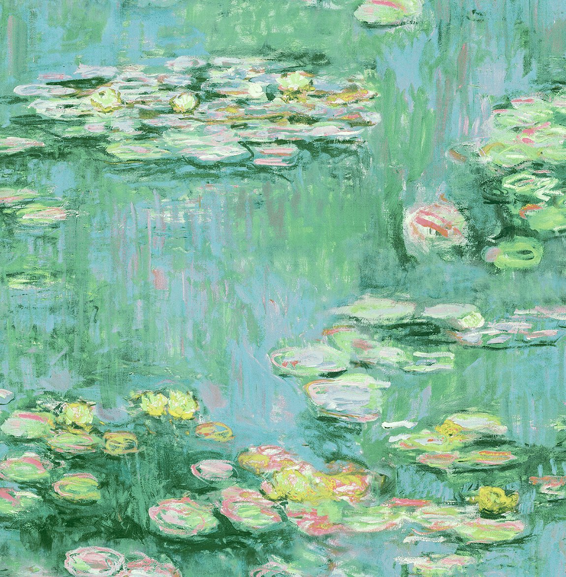 Lily Pond Vinyl Wallpaper