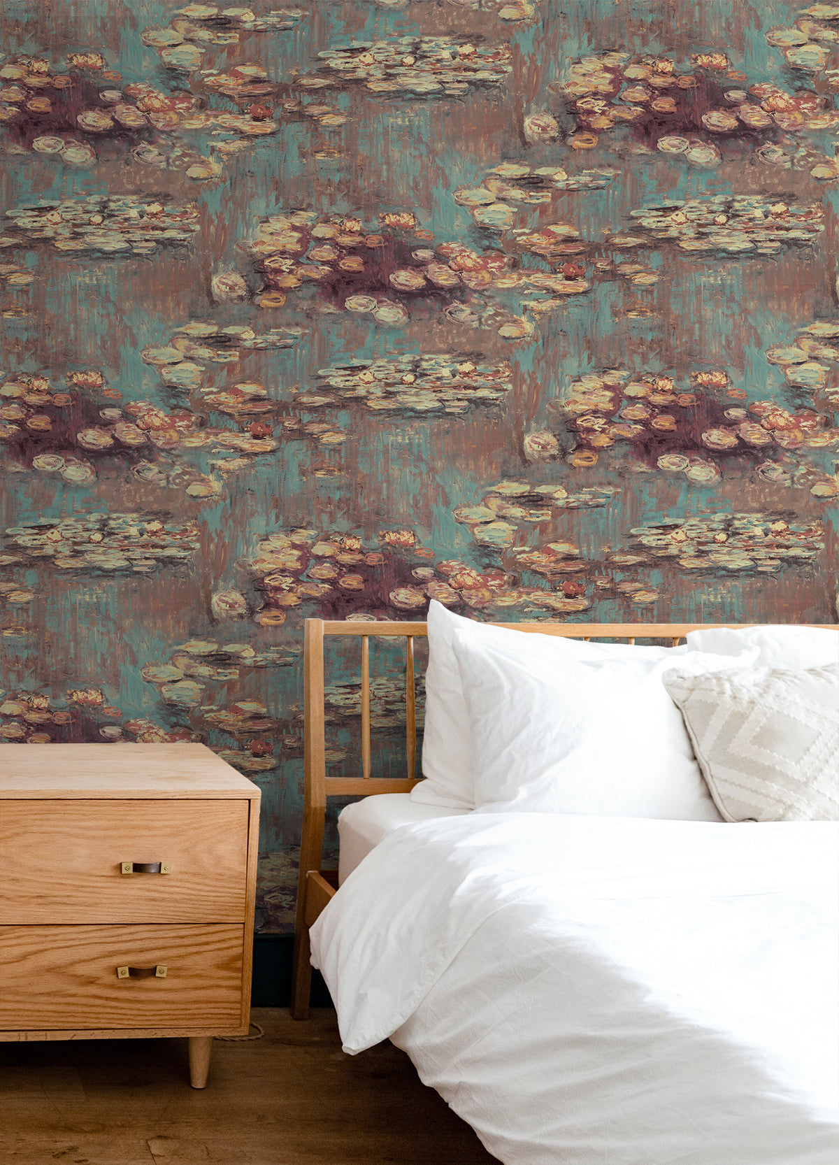 Lily Pond Vinyl Wallpaper