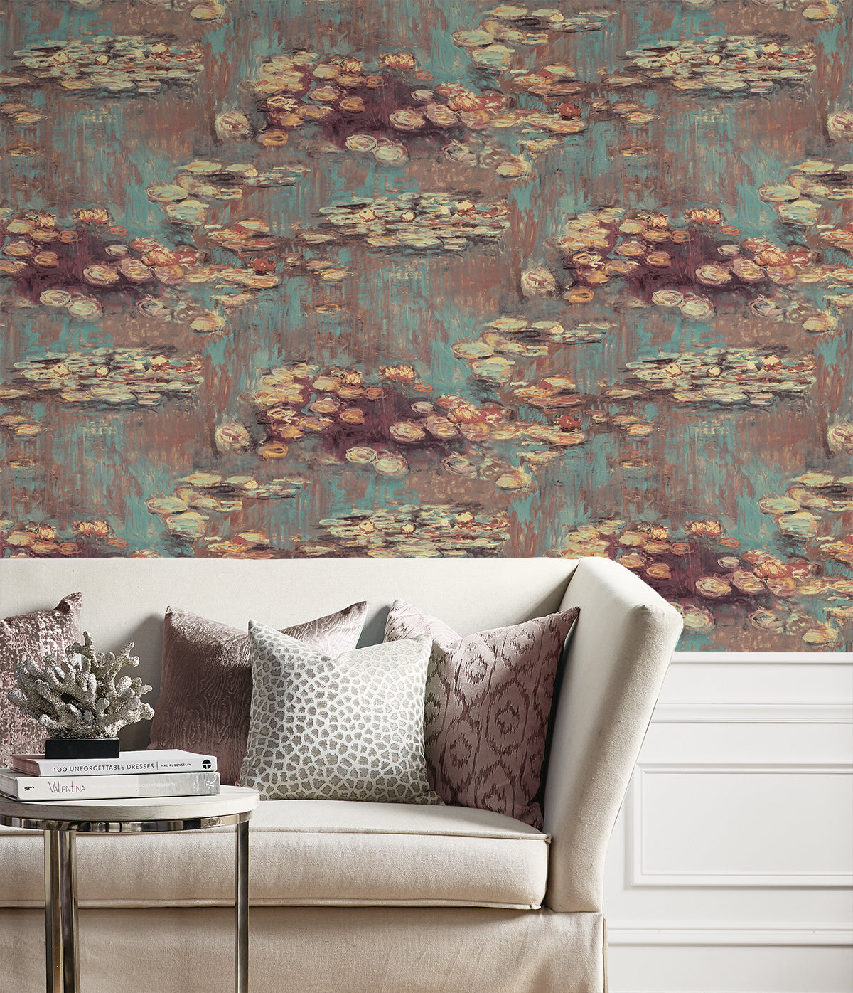 Lily Pond Vinyl Wallpaper