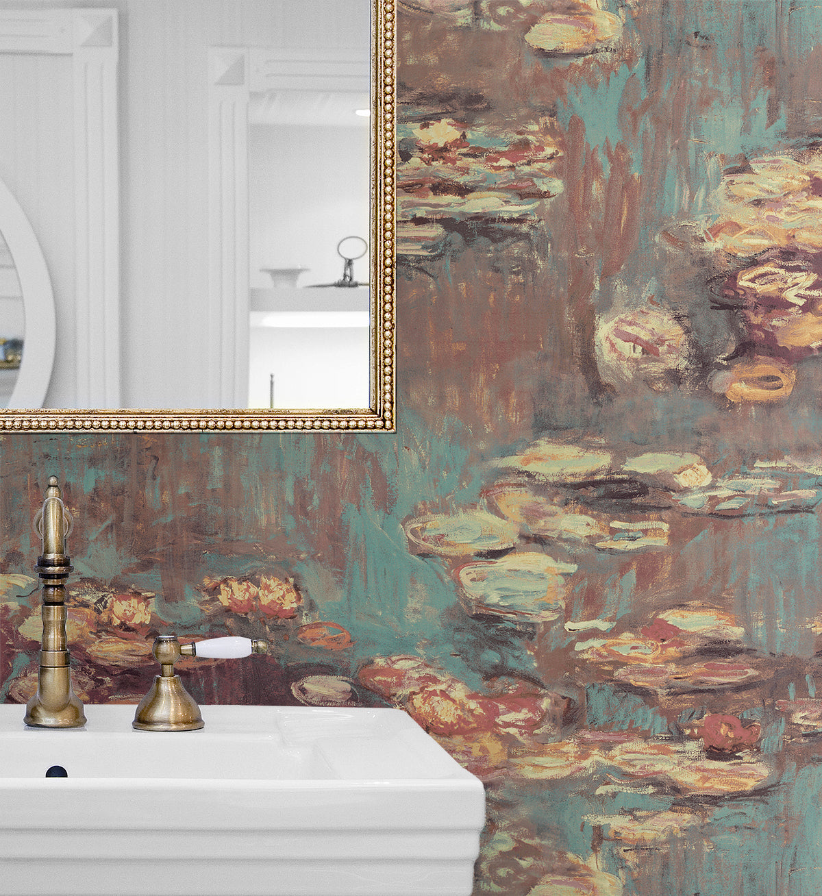 Lily Pond Vinyl Wallpaper