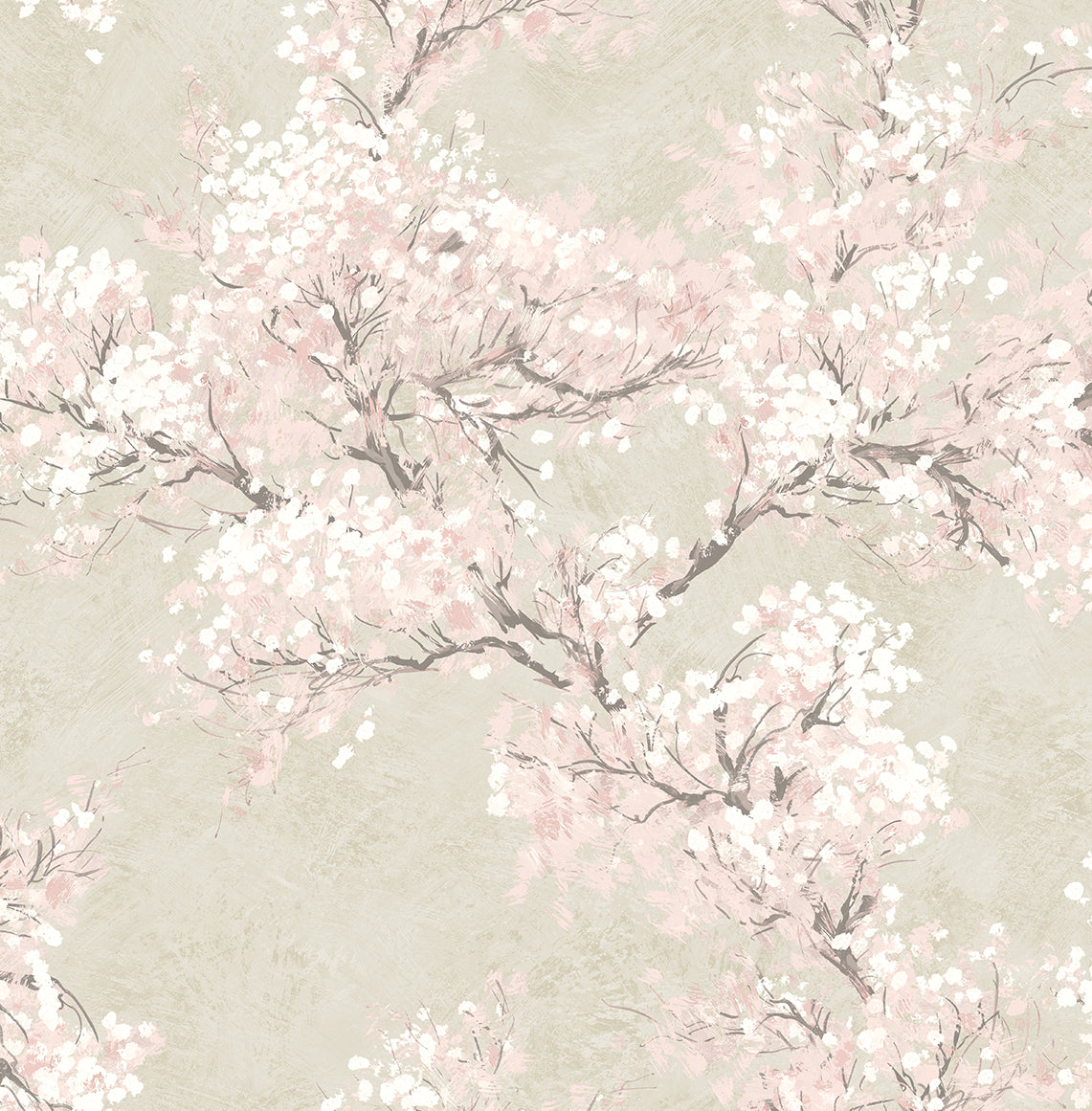 Cherry Blossom Grove Vinyl Wallpaper