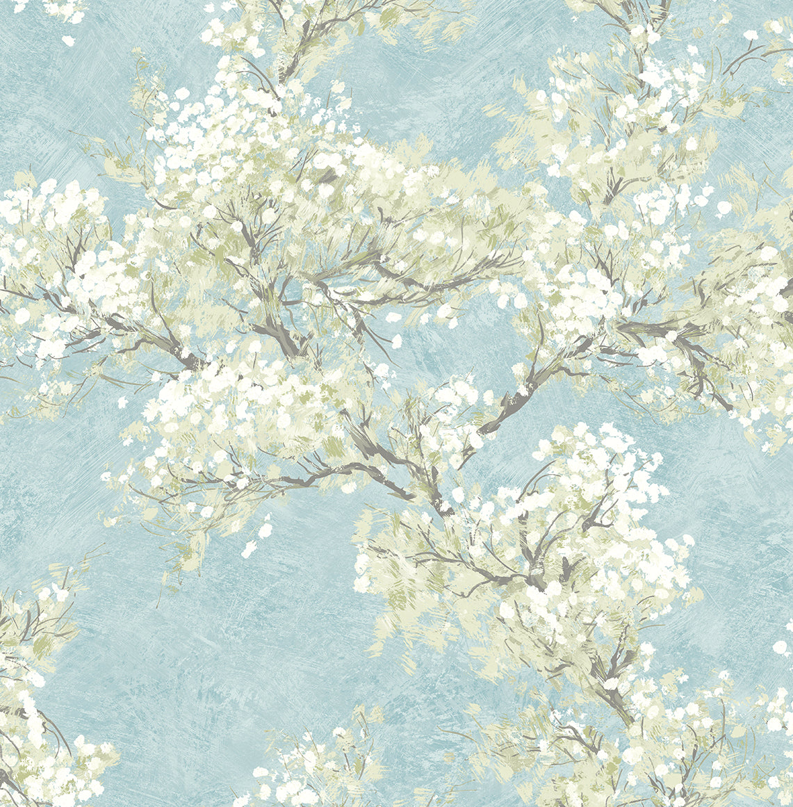 Cherry Blossom Grove Vinyl Wallpaper