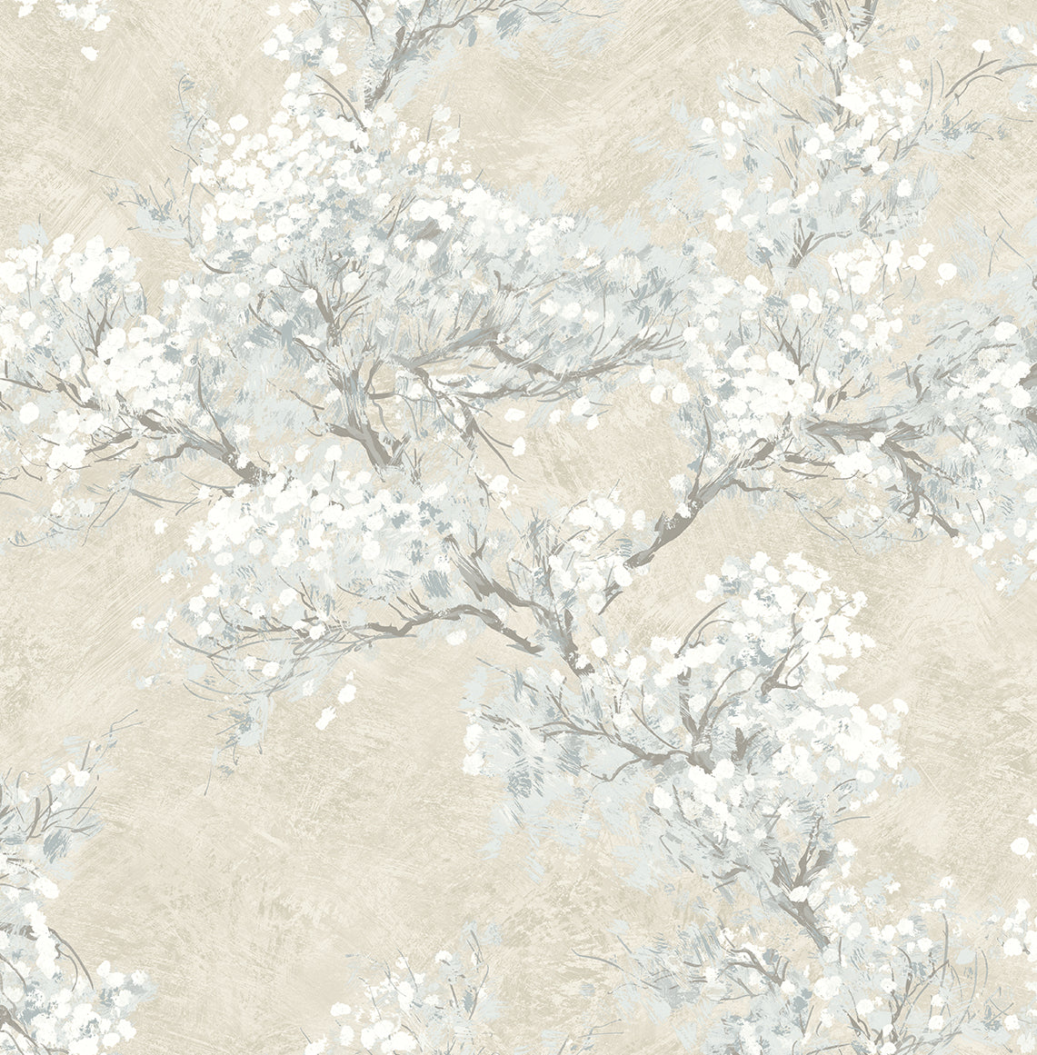 Cherry Blossom Grove Vinyl Wallpaper