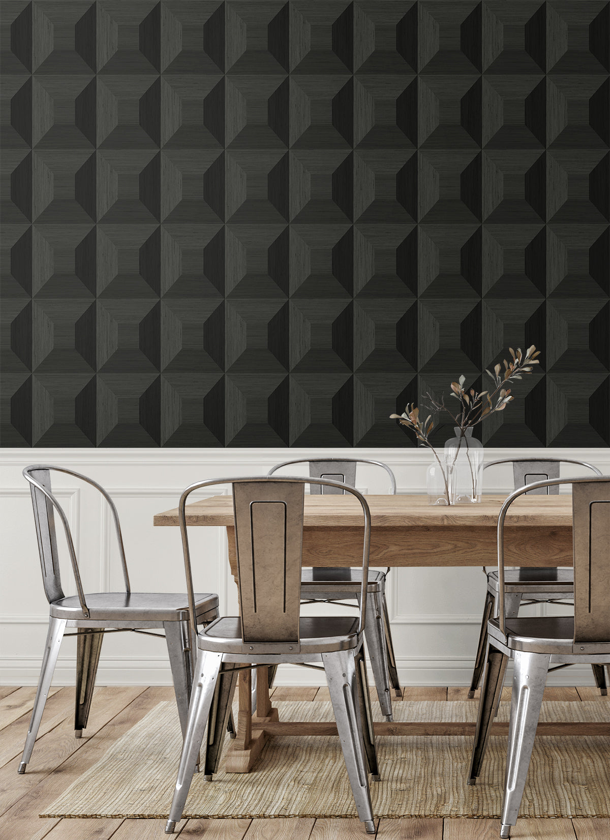 Quadrant Geo Vinyl Wallpaper