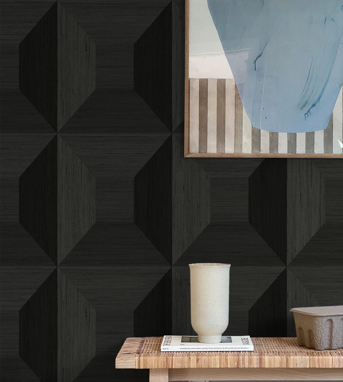 Quadrant Geo Vinyl Wallpaper