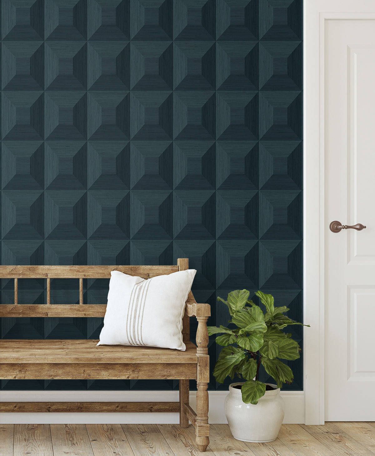 Quadrant Geo Vinyl Wallpaper