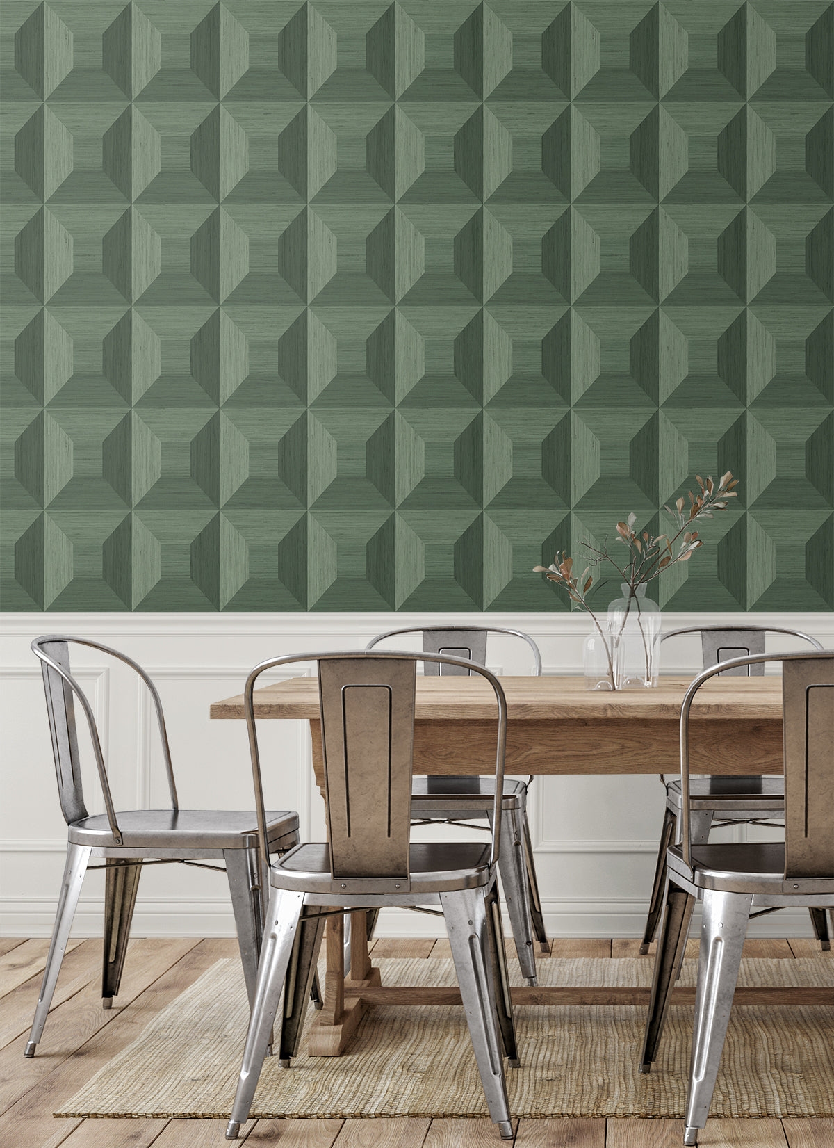 Quadrant Geo Vinyl Wallpaper