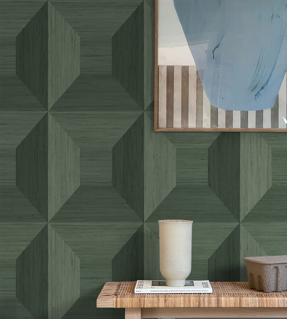 Quadrant Geo Vinyl Wallpaper