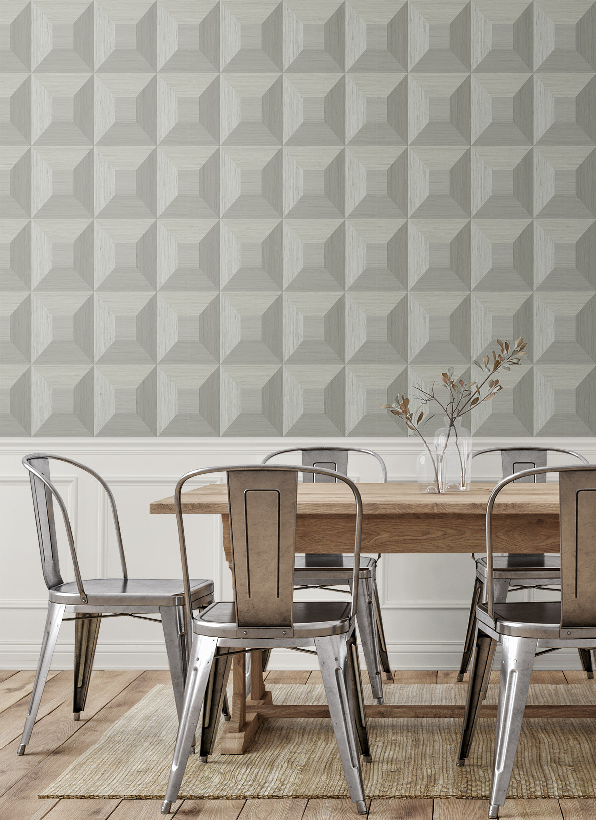 Quadrant Geo Vinyl Wallpaper