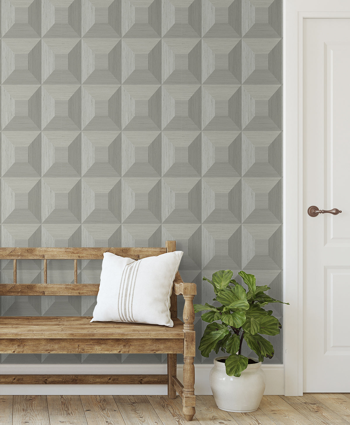 Quadrant Geo Vinyl Wallpaper