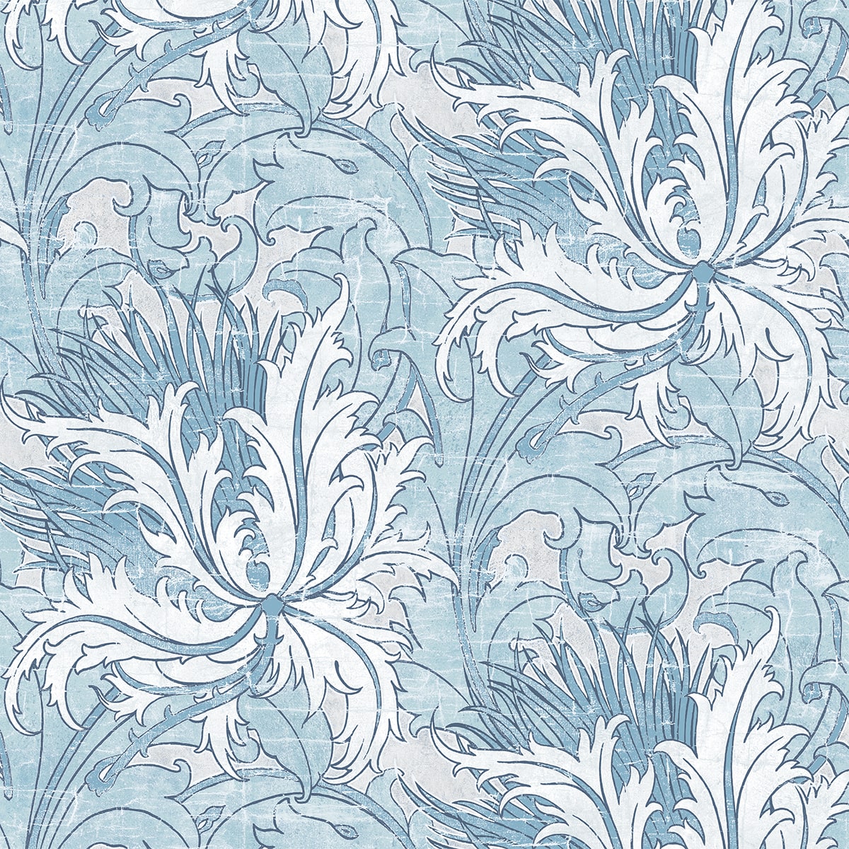 Floral Folly Vinyl Wallpaper