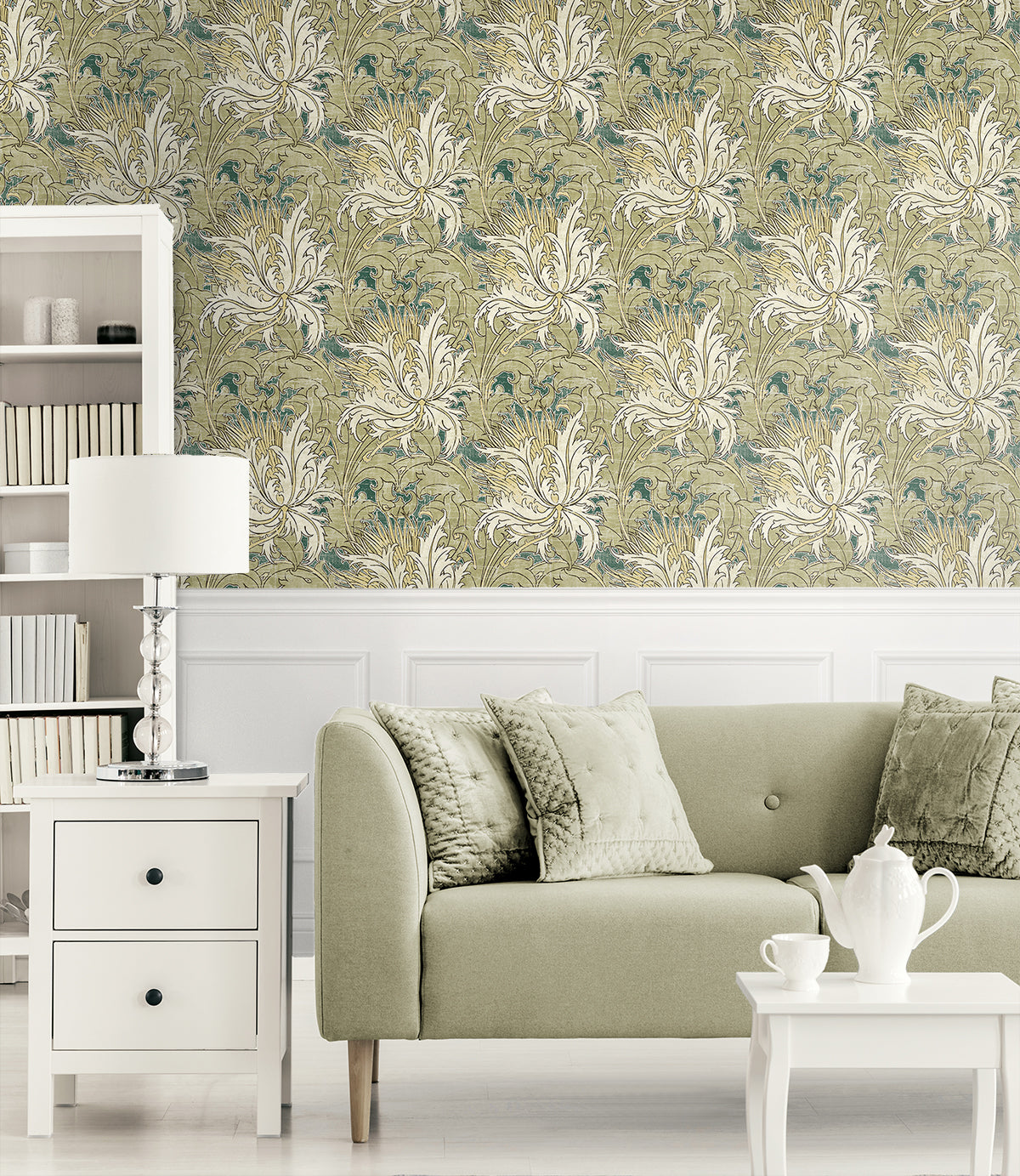 Floral Folly Vinyl Wallpaper