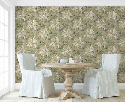 Floral Folly Vinyl Wallpaper