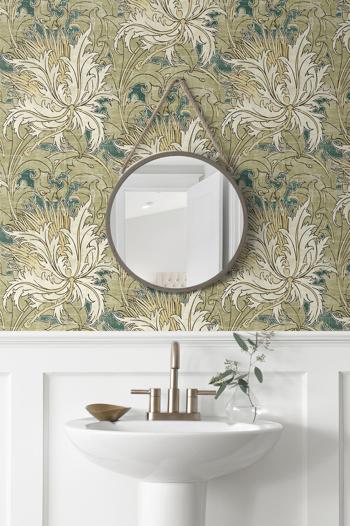 Floral Folly Vinyl Wallpaper