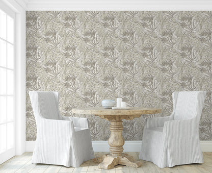 Floral Folly Vinyl Wallpaper