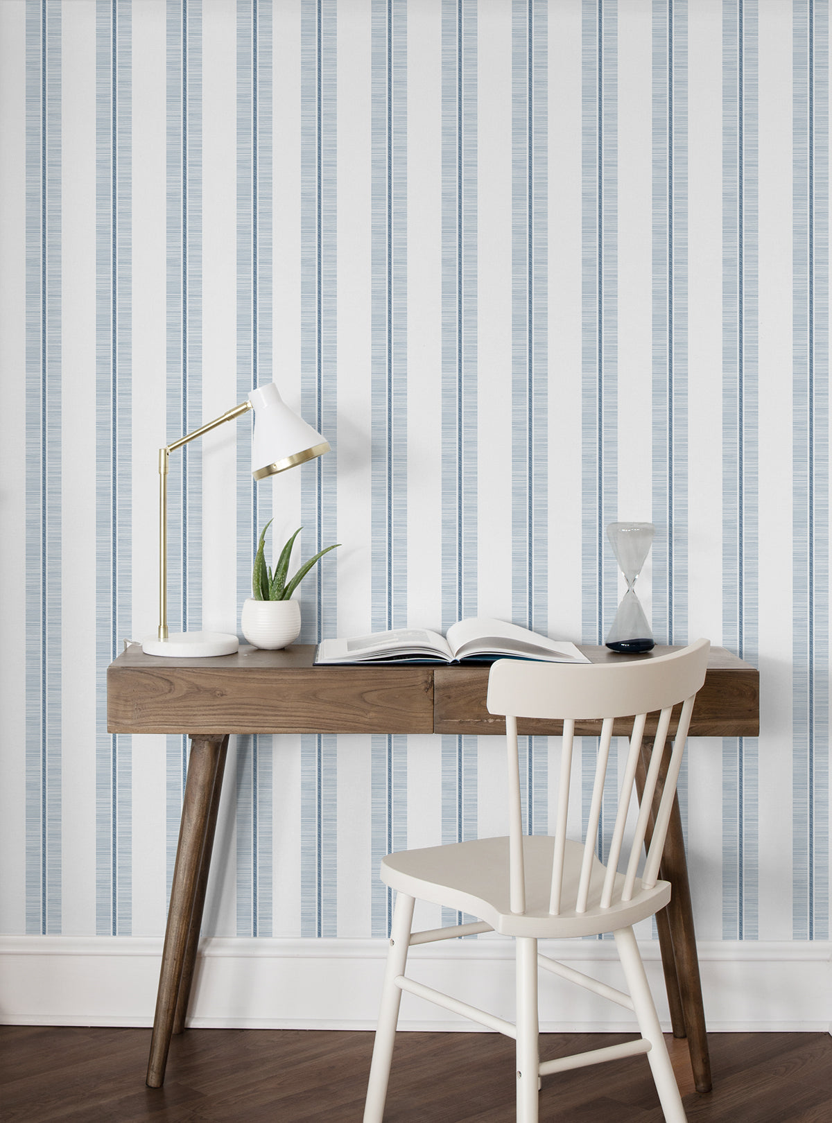 Beach Towel Stripe Vinyl Wallpaper