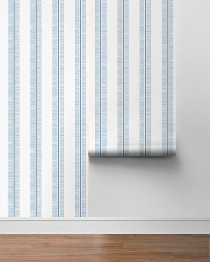 Beach Towel Stripe Vinyl Wallpaper