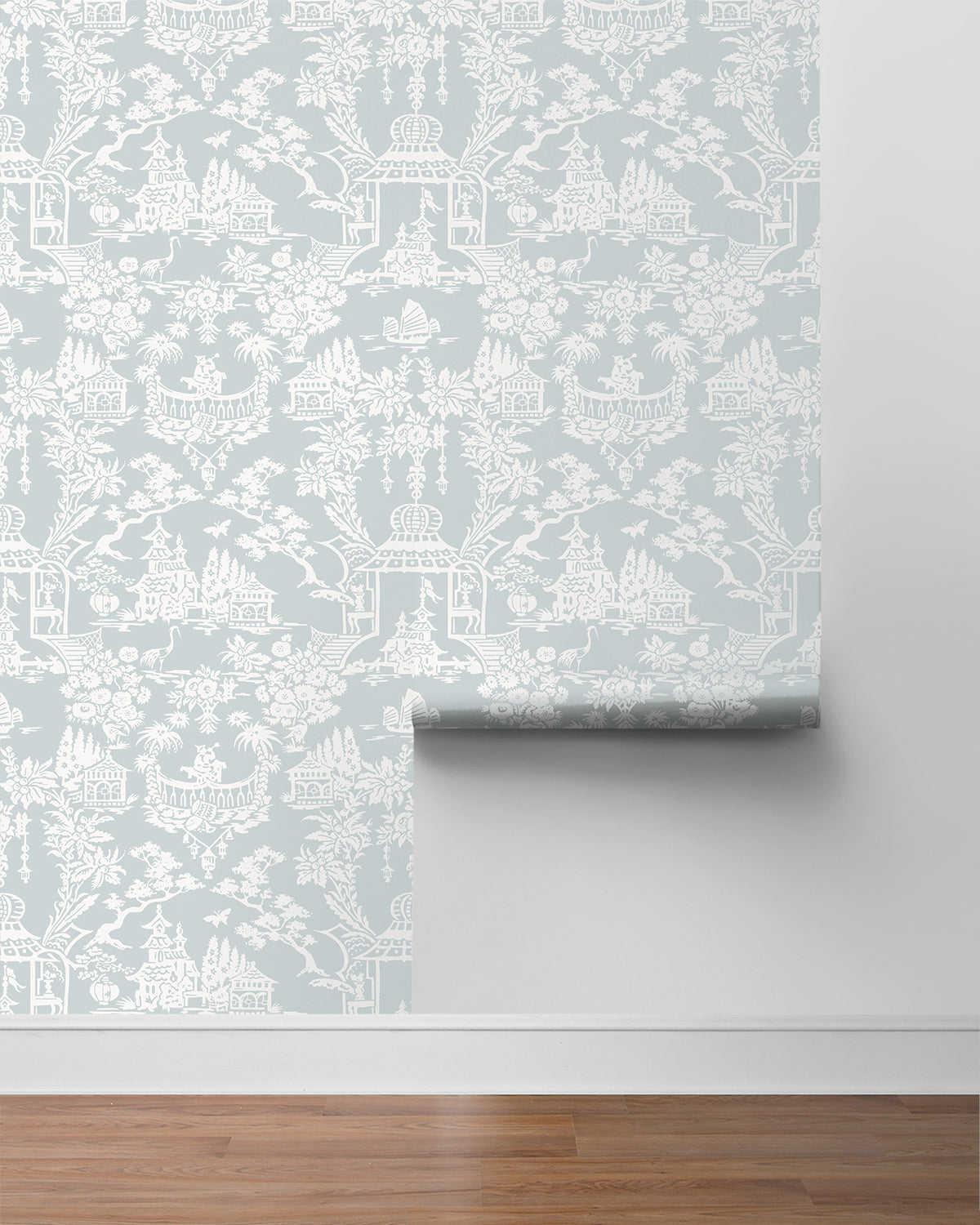 Garden Chinoiserie Vinyl Wallpaper