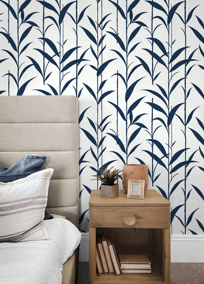 Bamboo Silhouette Vinyl Wallpaper