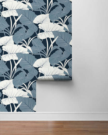 Elephant Leaves Vinyl Wallpaper