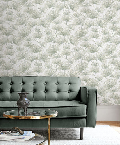 Pine Needles Vinyl Wallpaper