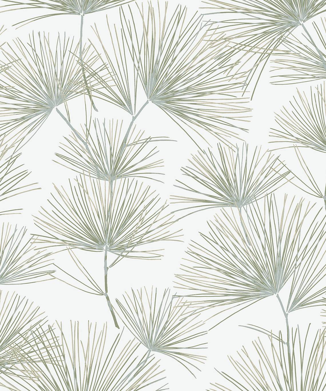 Pine Needles Vinyl Wallpaper