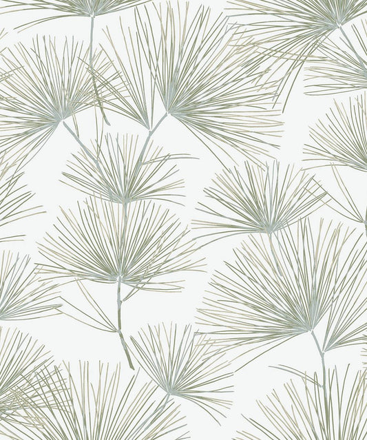 Pine Needles Vinyl Wallpaper