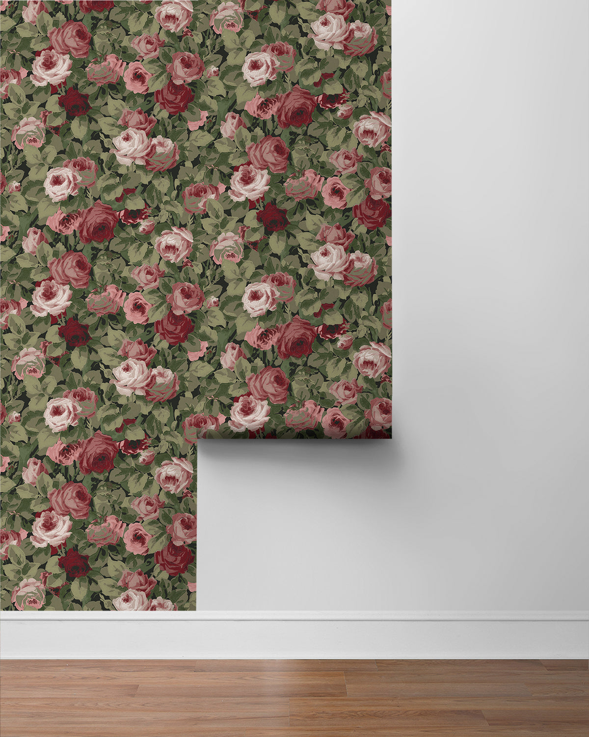 Rose Garden Vinyl Wallpaper