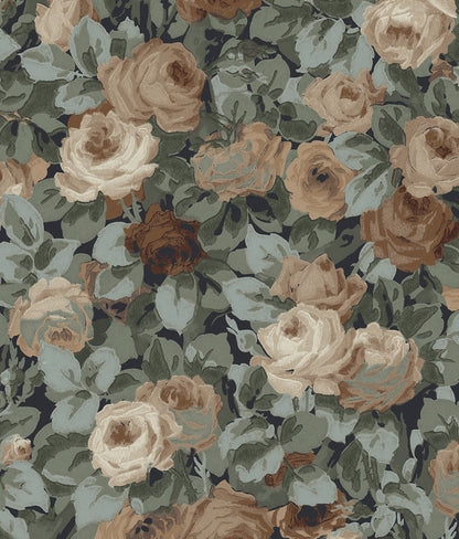 Rose Garden Vinyl Wallpaper