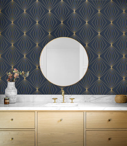 Gem Geometric Vinyl Wallpaper