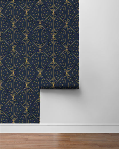 Gem Geometric Vinyl Wallpaper