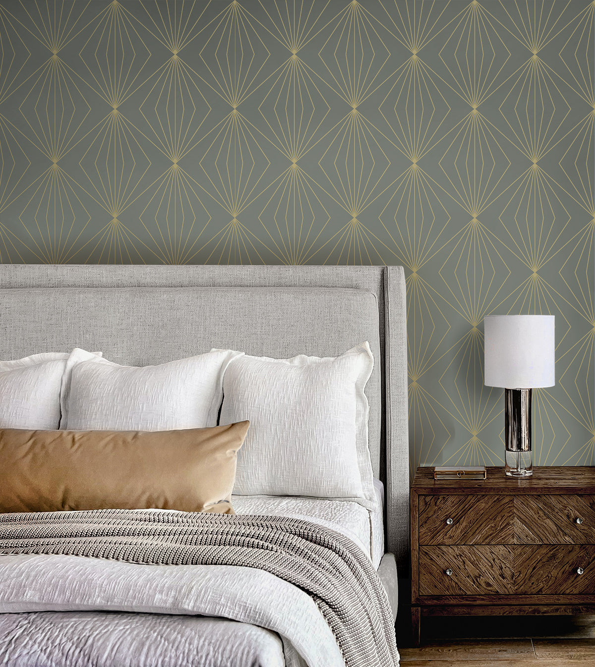 Gem Geometric Vinyl Wallpaper