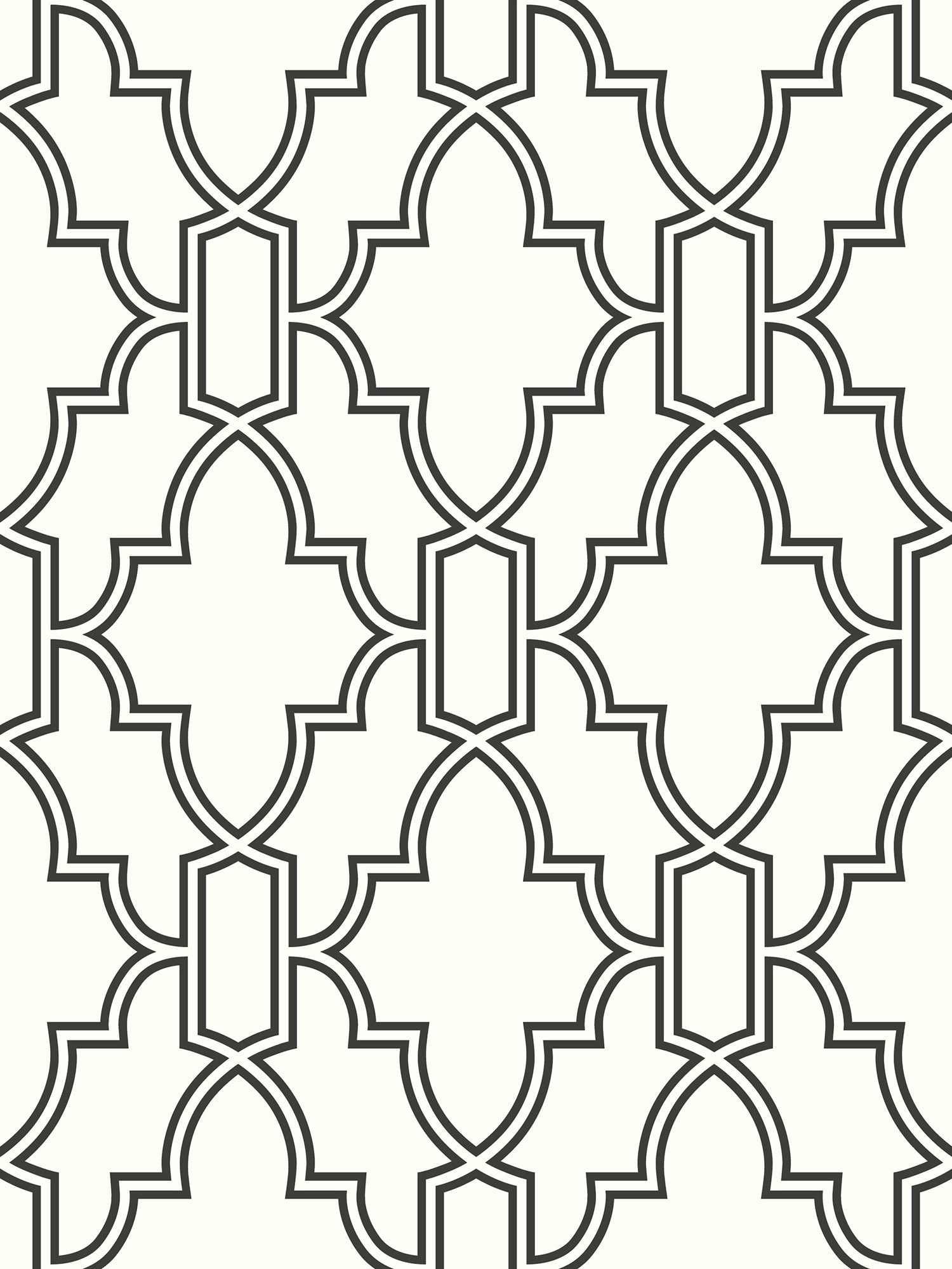 Tile Trellis Vinyl Wallpaper