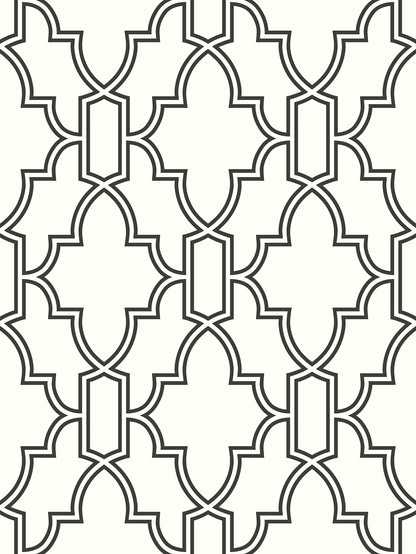 Tile Trellis Vinyl Wallpaper