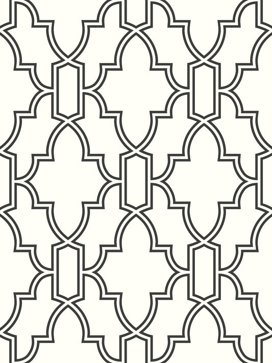 Tile Trellis Vinyl Wallpaper