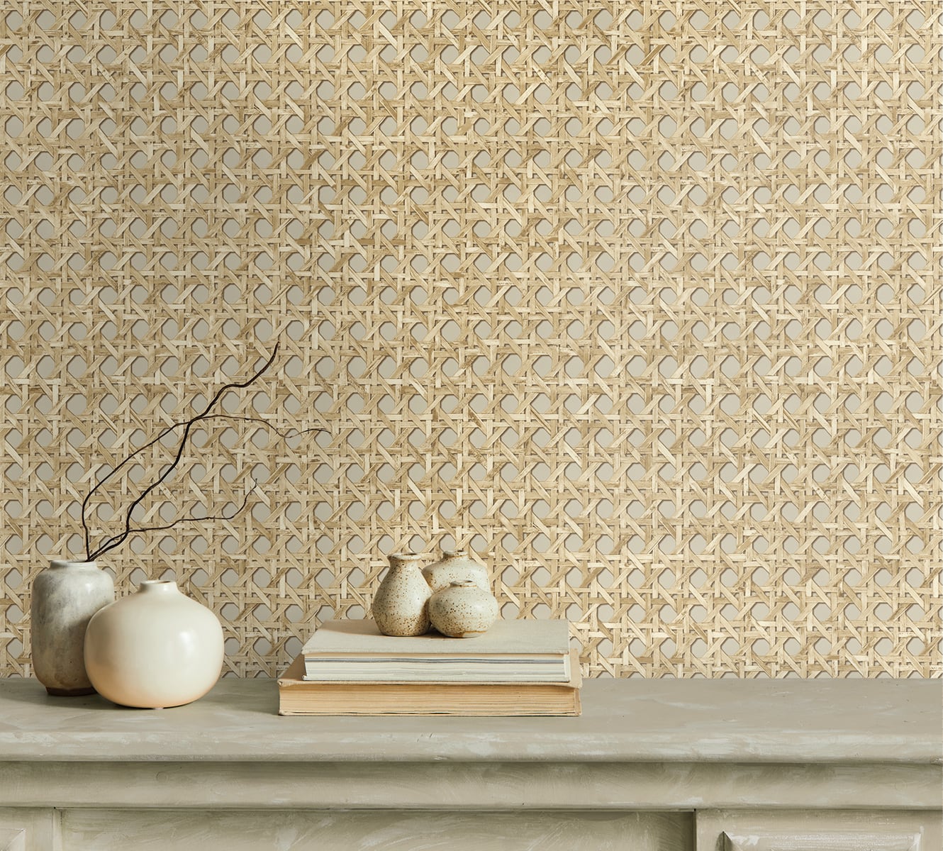 Lichfield, Mika, 27 in. x 26.9 ft. = 60.53 sq. ft, Wallpaper Roll