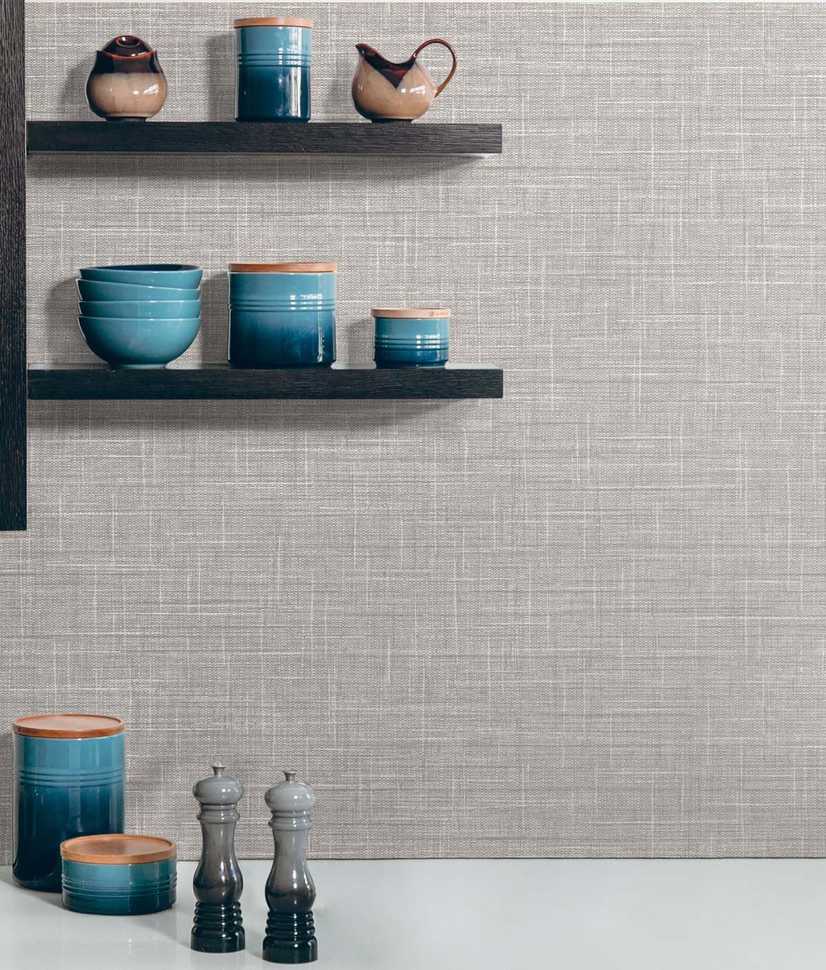 Dunkirk, Grasmere Weave, 27 in. x 27 ft. = 60.75 sq. ft, Wallpaper Roll