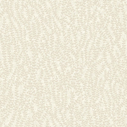 Botanical Seaweed Beaded Branches Nonwoven Wallpaper