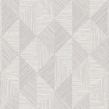 Geometric Diamond Inlay Scrubbable Wallpaper