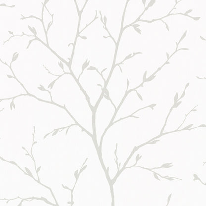 Botanical Branching Out Stringcloth Wallpaper