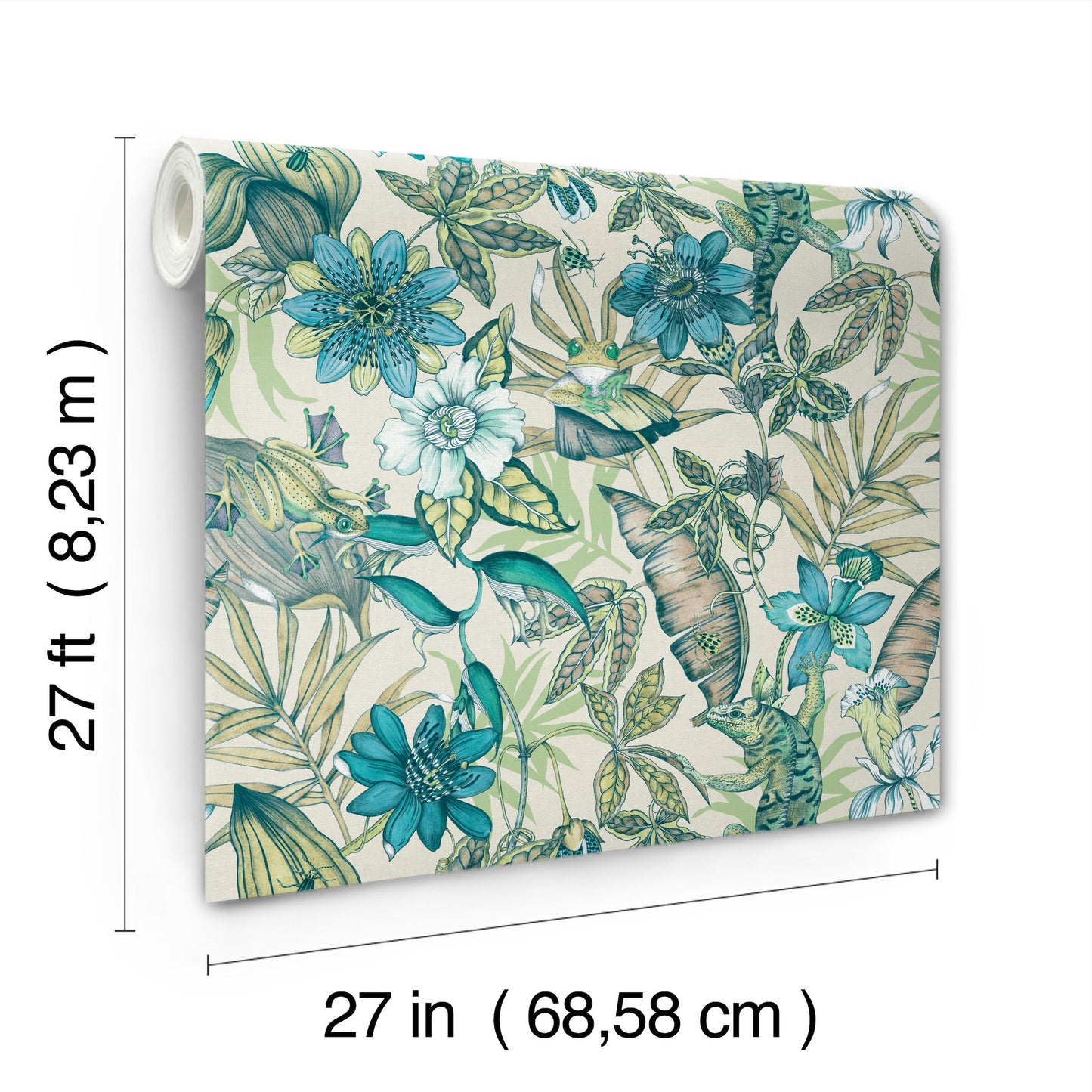 Pasadena Rainforest Non-woven Unpasted Wallpaper