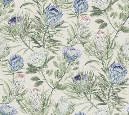 Perpignan Protea Non-woven Unpasted Wallpaper