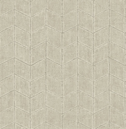 Chevron Birch Non-woven Unpasted Wallpaper