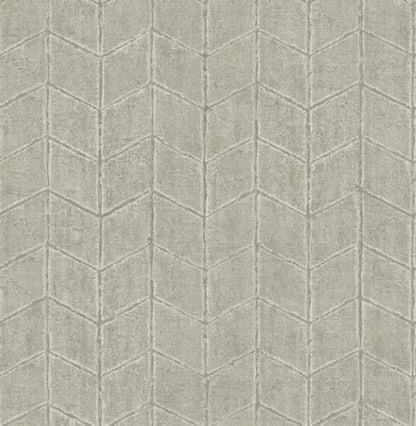 Chevron Birch Non-woven Unpasted Wallpaper