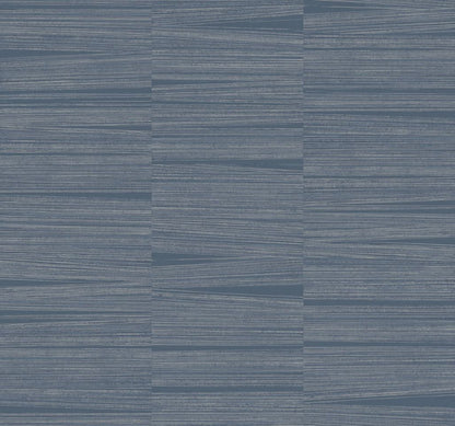 Nottingham Line Stripe Texture Non-woven Unpasted Wallpaper