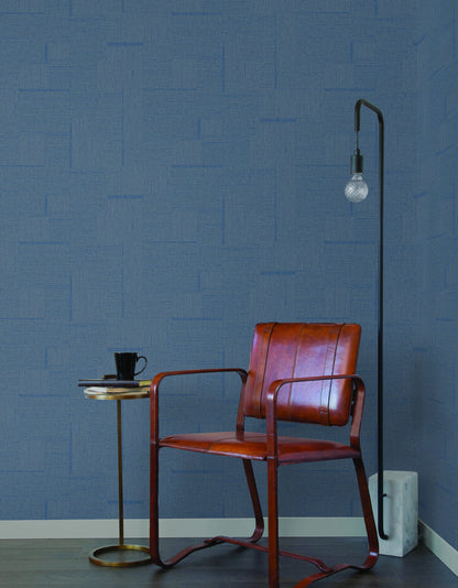 Olathe Geometric Unpasted Vinyl on Non-Woven Wallcovering