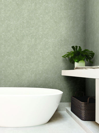 Omaha Modern Wood Geometric Unpasted Non-woven Wallpaper