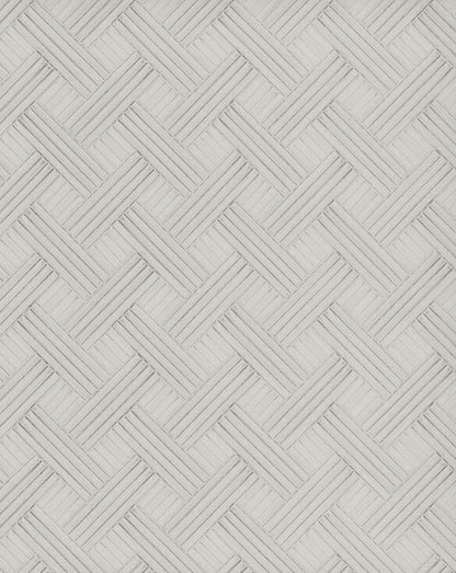 Orlando Wickwork Texture Fabric Backed Vinyl Unpasted Wallpaper