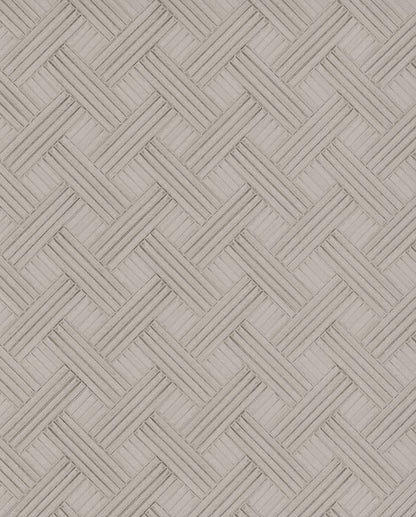 Orlando Wickwork Texture Fabric Backed Vinyl Unpasted Wallpaper